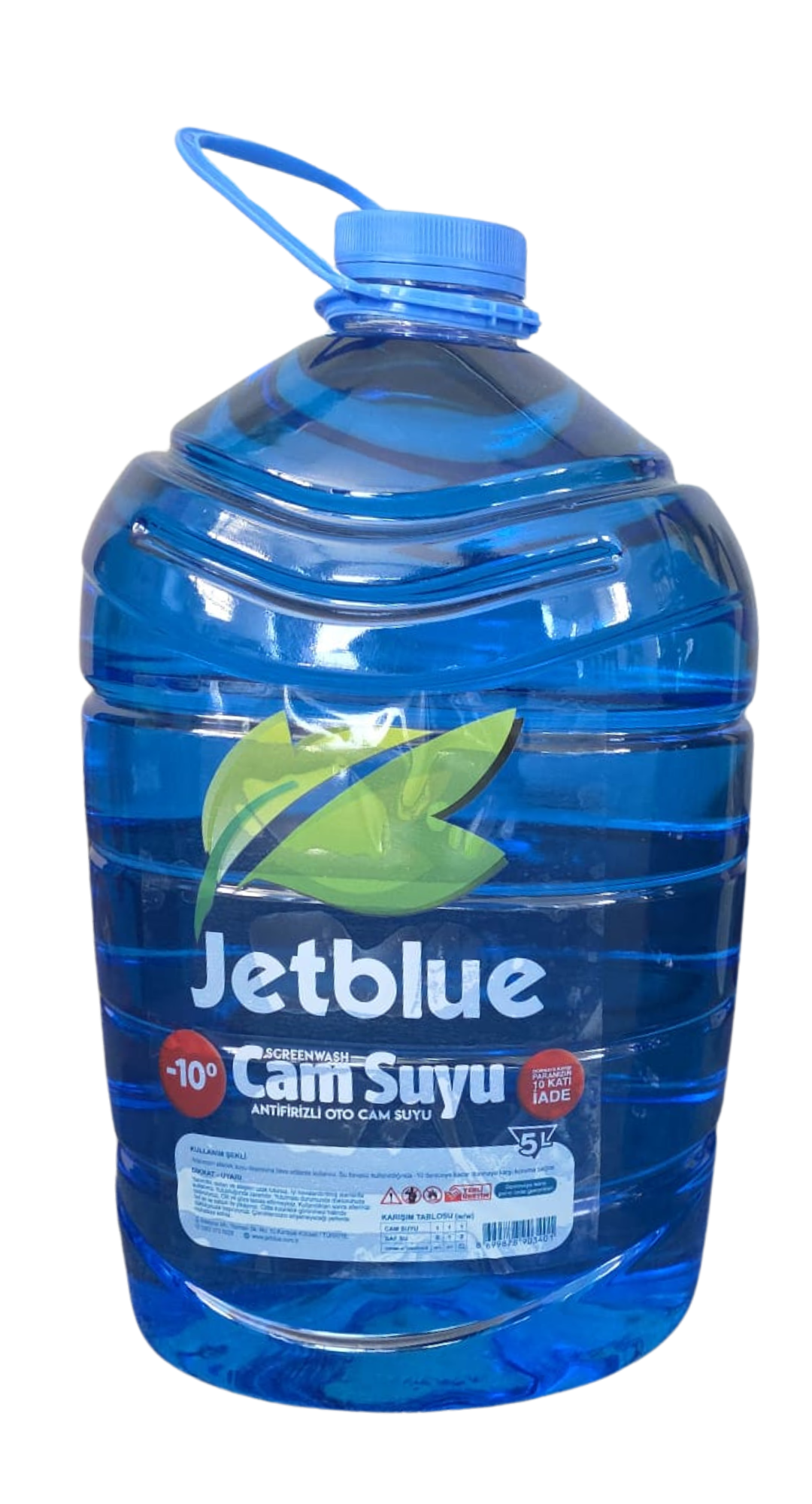 Jetblue -10 Kışlık Cam Suyu 5 Litre / Bidon